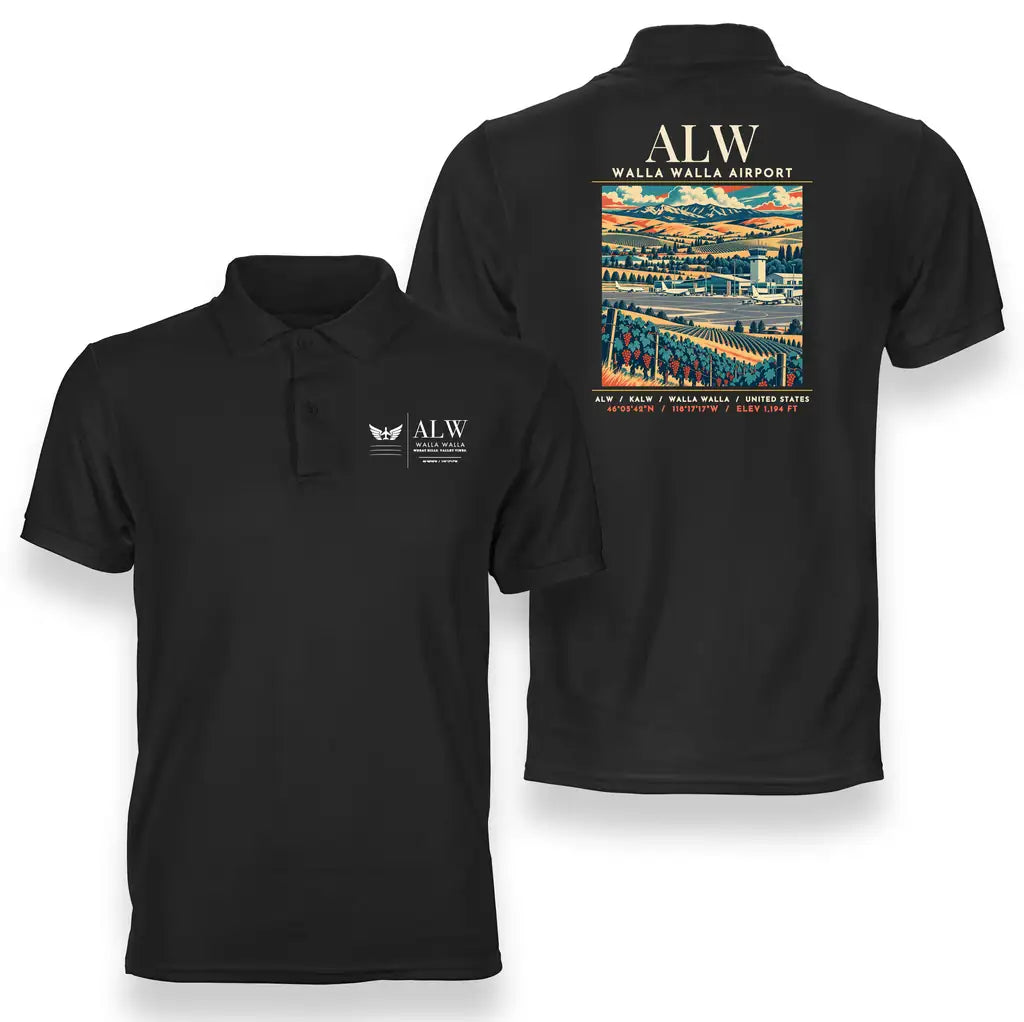 ALW - Poster - Double-Side Polo - Black