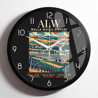 ALW - Poster - Wall Clock Framed - Black
