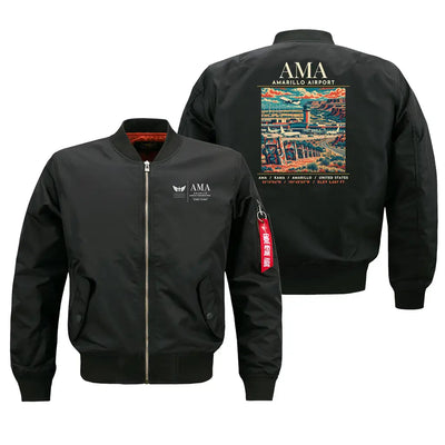AMA - Poster - Bomber Jacket - Black