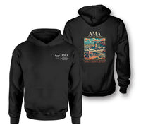 Thumbnail for AMA - Poster - Double-Side Hoodie - Black