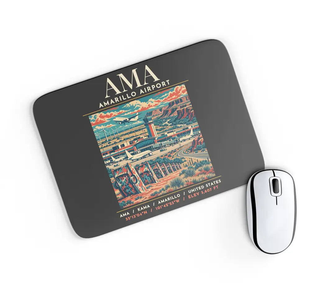 AMA - Poster - Mouse Pad - Black