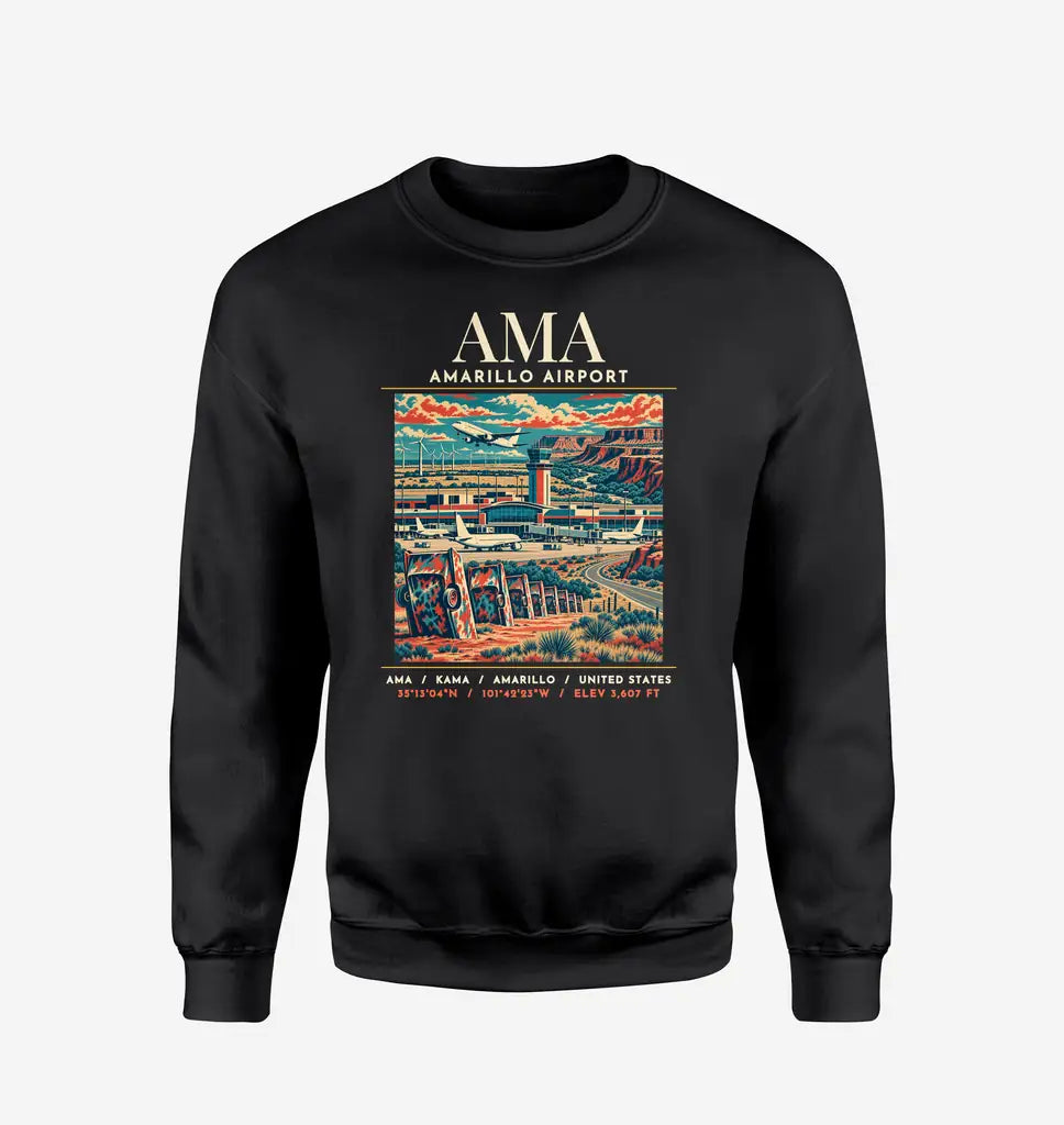 AMA - Poster - Sweatshirt - Black