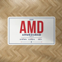 Thumbnail for Sardar Vallabhbhai Patel International Airport Ahmedabad (AMD) Carpets - Carpet Rectangle - ID Tag - White V2