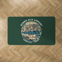 Thumbnail for Queen Alia International Airport (AMM) Carpets - Carpet Rectangle - Badge - Dark Green V2