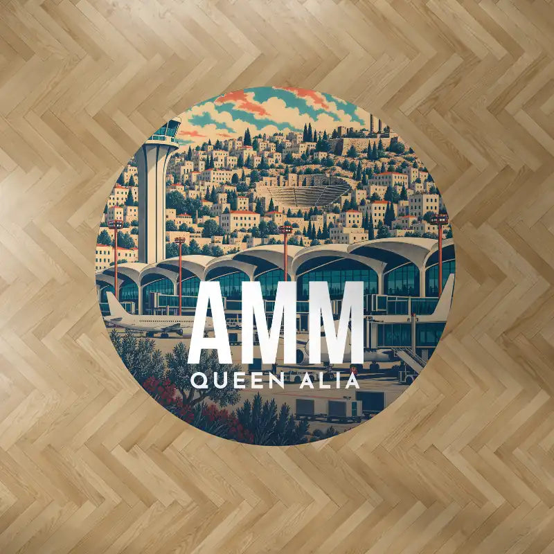 Queen Alia International Airport (AMM) Carpets - Carpet Round - Scene V2