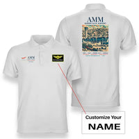 Thumbnail for AMM - Poster - Double-Side Polo - White + Name
