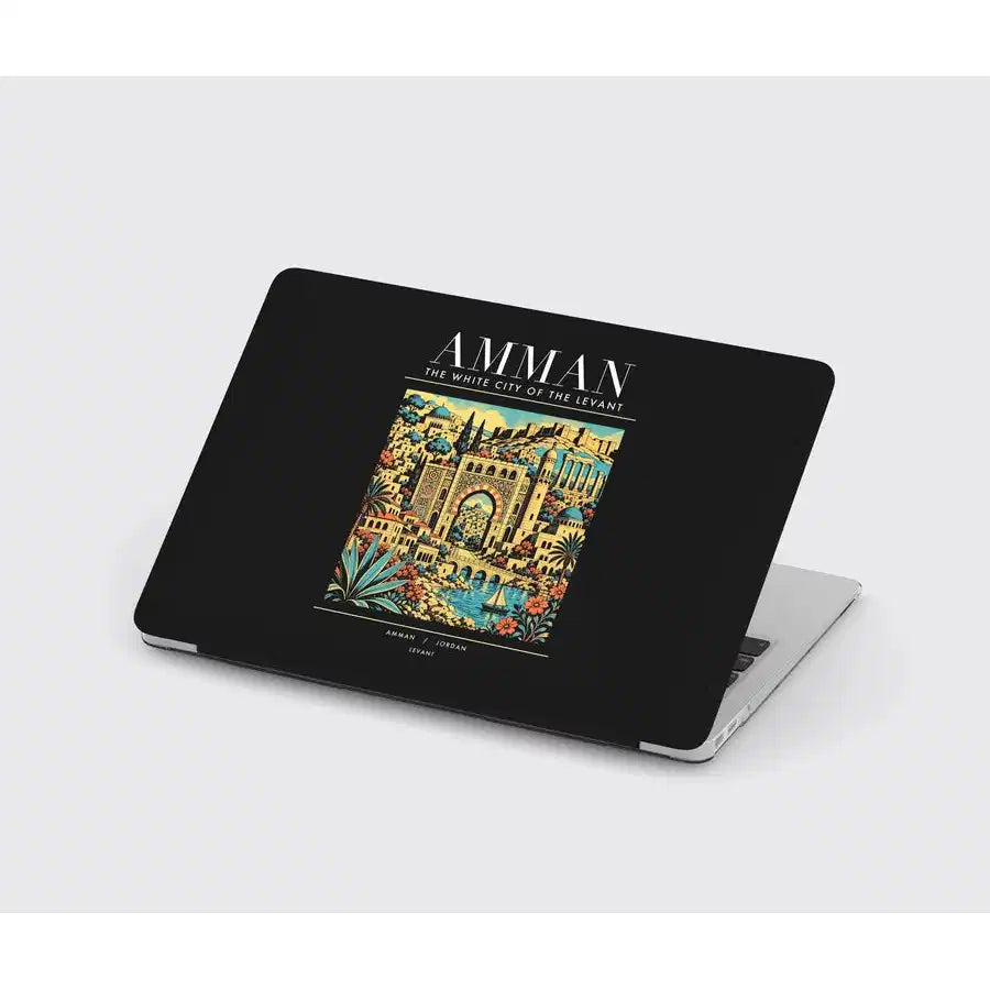 AMMAN - Poster - MacBook Case - Black