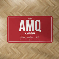 Thumbnail for Pattimura International Airport (AMQ) Carpets - Carpet Rectangle - ID Tag - Red V2