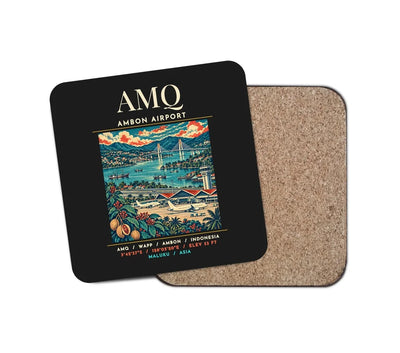 AMQ - Poster - Coaster - Black