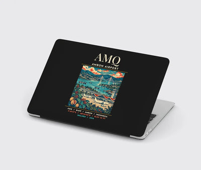 AMQ - Poster - MacBook Case - Black