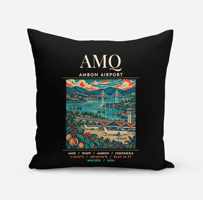 AMQ - Poster - Pillow - Black