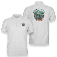 Thumbnail for AMS - Badge - Double-Side Polo - White