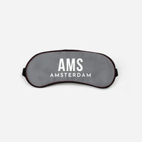 Thumbnail for Amsterdam Airport Schiphol (AMS) Sleep Masks - Sleep Mask - Code - Gray