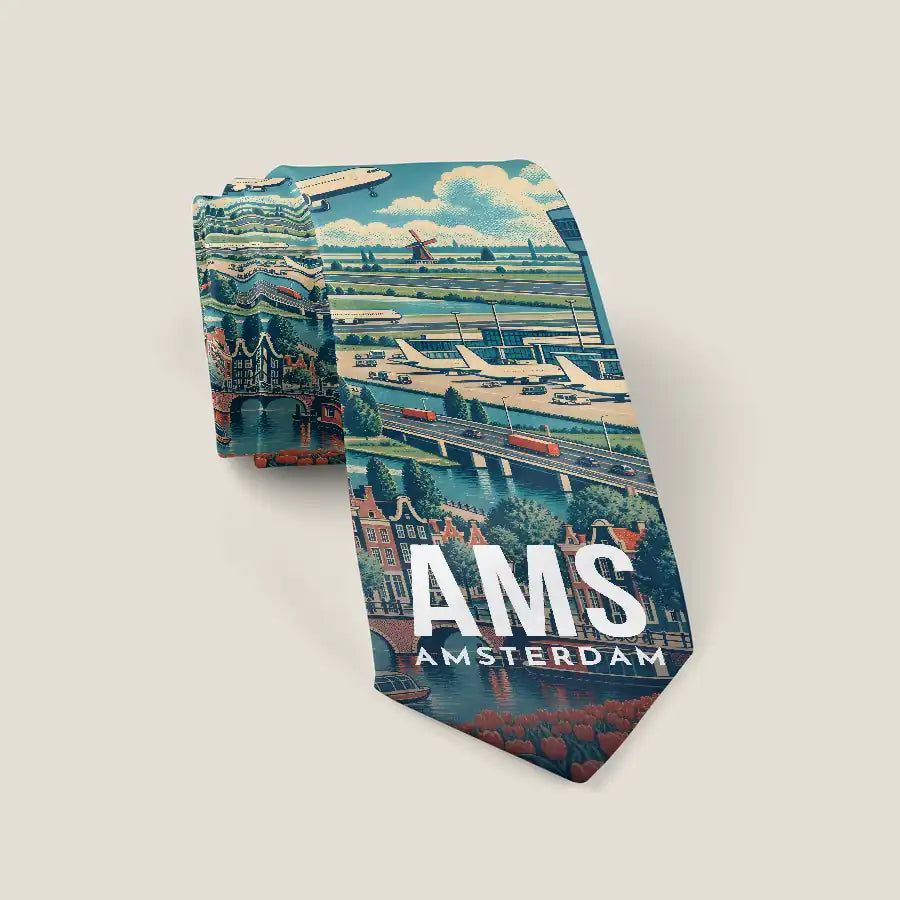 Amsterdam Airport Schiphol (AMS) Ties - Tie - Scene