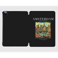 Thumbnail for AMSTERDAM - Poster - iPad Case - Black