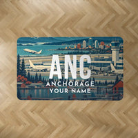 Thumbnail for Ted Stevens Anchorage International Airport (ANC) Carpets - Carpet Rectangle - Scene + Name V2