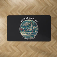 Thumbnail for Angers – Loire Airport (ANE) Carpets - Carpet Rectangle - Badge - Black V2