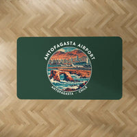 Thumbnail for Andres Sabella Galvez International Airport (ANF) Carpets - Carpet Rectangle - Badge - Dark Green V2