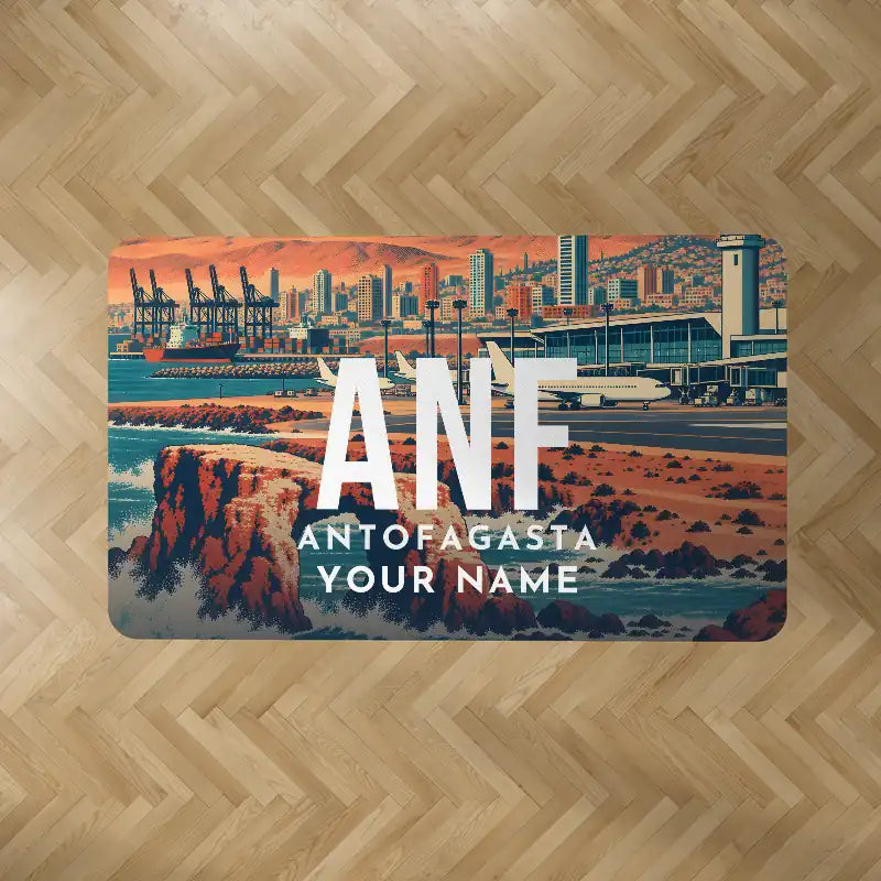 Andres Sabella Galvez International Airport (ANF) Carpets - Carpet Rectangle - Scene + Name V2