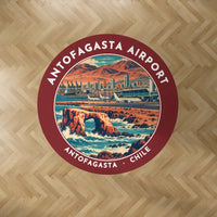 Thumbnail for Andres Sabella Galvez International Airport (ANF) Carpets - Carpet Round - Badge - Dark Red V2