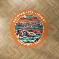 Thumbnail for Andres Sabella Galvez International Airport (ANF) Carpets - Carpet Round - Badge - Orange V2