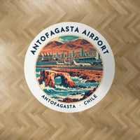 Thumbnail for Andres Sabella Galvez International Airport (ANF) Carpets - Carpet Round - Badge - White V2