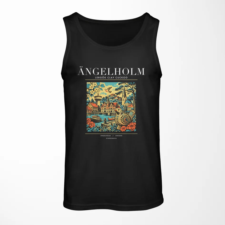 ÄNGELHOLM - Poster - Tank Top - Black