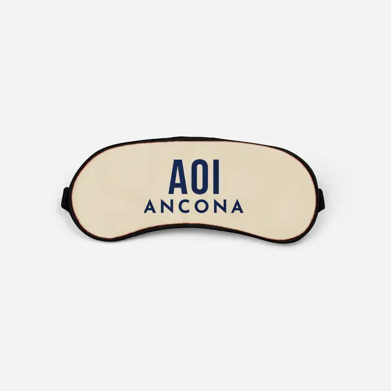 Ancona Falconara Airport (AOI) Sleep Masks - Sleep Mask - Code - Beige