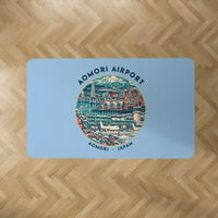 Thumbnail for Aomori Airport (AOJ) Carpets - Carpet Rectangle - Badge - Light Blue V2