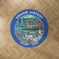 Thumbnail for Aomori Airport (AOJ) Carpets - Carpet Round - Badge - Blue V2