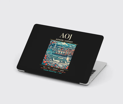 AOJ - Poster - MacBook Case - Black