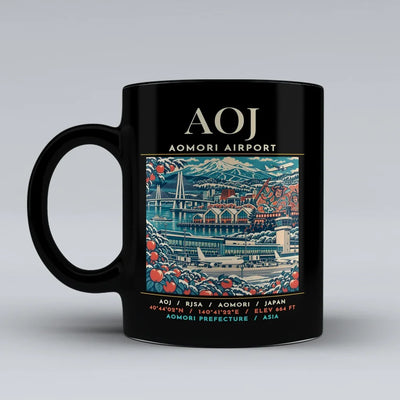 AOJ - Poster - Mug - Black