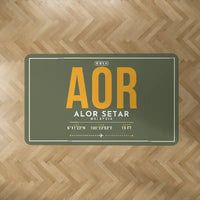 Thumbnail for Sultan Abdul Halim Airport (AOR) Carpets - Carpet Rectangle - ID Tag - Green Army
