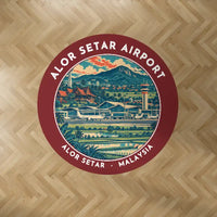 Thumbnail for Sultan Abdul Halim Airport (AOR) Carpets - Carpet Round - Badge - Dark Red