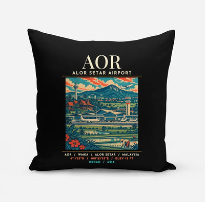 AOR - Poster - Pillow - Black
