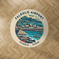 Thumbnail for Faleolo International Airport (APW) Carpets - Carpet Round - Badge - Beige V2