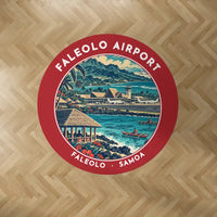 Thumbnail for Faleolo International Airport (APW) Carpets - Carpet Round - Badge - Red V2