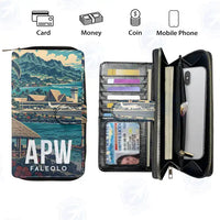 Thumbnail for Faleolo International Airport (APW) Leather Wallets - Zip Long Wallet - Scene