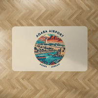 Thumbnail for King Hussein International Airport (AQJ) Carpets - Carpet Rectangle - Badge - Beige V2