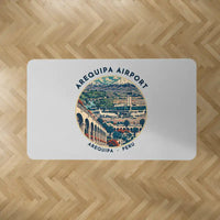 Thumbnail for Rodriguez Ballon International Airport (AQP) Carpets - Carpet Rectangle - Badge - Light Gray V2