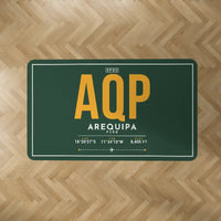 Thumbnail for Rodriguez Ballon International Airport (AQP) Carpets - Carpet Rectangle - ID Tag - Dark Green V2