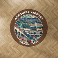 Thumbnail for Rodriguez Ballon International Airport (AQP) Carpets - Carpet Round - Badge - Brown V2