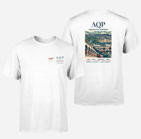 Thumbnail for AQP - Poster - Double-Side T-Shirt - White