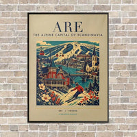 Thumbnail for ARE - Poster - Canvas Framed - Beige