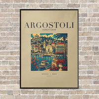 Thumbnail for ARGOSTOLI - Poster - Canvas Framed - Beige