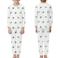 Thumbnail for Stockholm Arlanda Airport (ARN) Pajamas - Children Pajamas - White