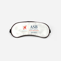 Thumbnail for Ashgabat International Airport (ASB) Sleep Masks - Sleep Mask - Front - White