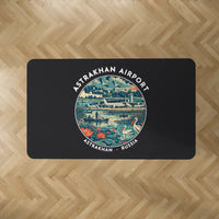 Thumbnail for Astrakhan Narimanovo Boris M. Kustodiev International Airport (ASF) Carpets - Carpet Rectangle - Badge - Black V2