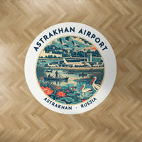 Thumbnail for Astrakhan Narimanovo Boris M. Kustodiev International Airport (ASF) Carpets - Carpet Round - Badge - White V2