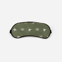 Thumbnail for Astrakhan Narimanovo Boris M. Kustodiev International Airport (ASF) Sleep Masks - Sleep Mask - Pattern - Green Army